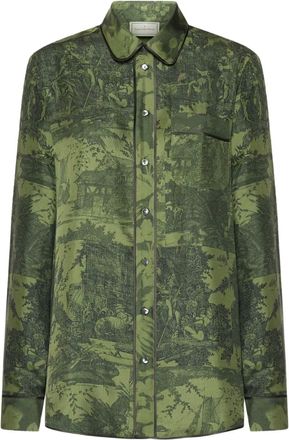 Pierre-Louis Mascia long-sleeve shirt - Green