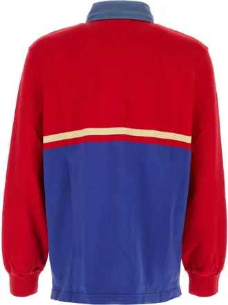 J.W.Anderson Colorblock Cotton Polo - Red