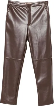 Twinset Broeken, Dames, Bruin, XL, Cropped Broek