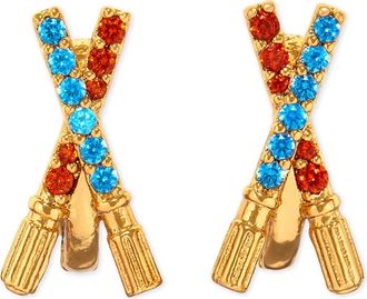 Girls Crew Star Wars Lightsaber Duel Cubic Zirconia Hoop Earrings in Gold at Nordstrom