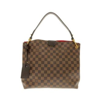 Louis Vuitton Pre-owned Graceful Damier Schoudertas - Dames - Pre-owned - Bruin - Maat: ONE Size