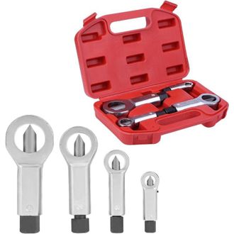 OEM Juego De 4 Piezas Para Extraer Tuercas De Coche: Extractor De Tuercas Robusto, Separador De Pernos Para Extraer Tuercas Rotas Y Da&ntilde;adas (9-12 Mm, 12-1