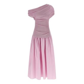 Self Portrait Dames, Jurken, Roze, Maat: XS Katoen