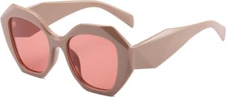 Generic Polygonal Mens and For Womens Sunglasses Outdoor Party Vacation Street Shooting Decoration Sun-Shading Glasses