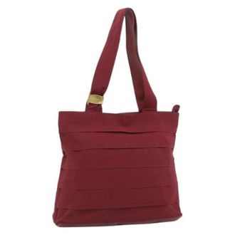 Ferragamo Pre-owned Canvas Tote Bag - Dames - Pre-owned - Rood - Maat: ONE Size