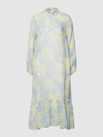 Tonno & Panna Midikleid mit Allover-Muster Modell Melissa in Hellblau, Gr&ouml;&szlig;e 42