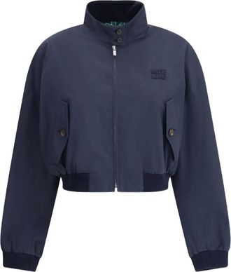 Miu Miu Giacca con ricamo - Blu