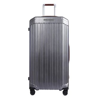 Piquadro Hardside 4 wheel suitcase in trunk shape - unisex - Grote koffers - Grijs - ONE Size - Koffers