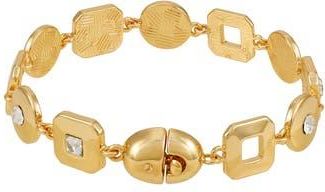 T Tahari Crystal Chain Bracelet in Gold Tone at Nordstrom Rack