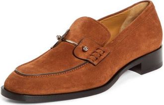 Christian Louboutin Chambelimoc Flat Loafer in Cuir at Nordstrom, Size 10.5Us
