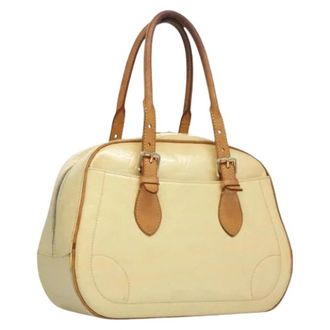 Louis Vuitton Pre-owned Vintage Handtas - Dames - Vintage Handtas - Beige - ONE Size - Leer - Vintage