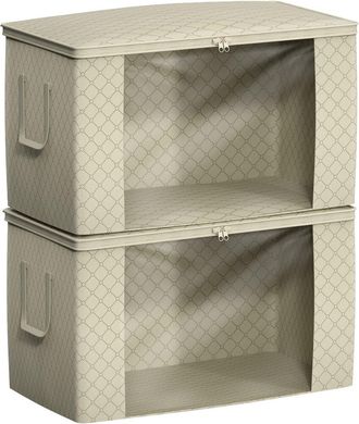 Sorbus Pack Of 2 Foldable Storage Bag Organizers