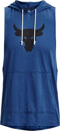 Under Armour Project Rock BSR Bull Sleeveless Hoodie Blue Black 1376939-471