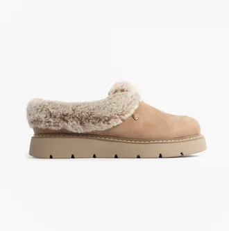 Skechers Keepsakes Lite - Cozy Blend Dames Pantoffels Taupe