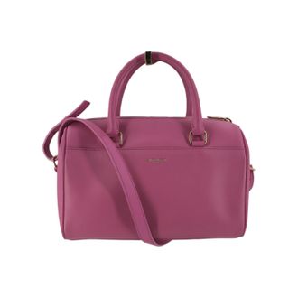 Saint Laurent Pre-owned Womens Leather Handbag Baby Duffle - Pink - One Size