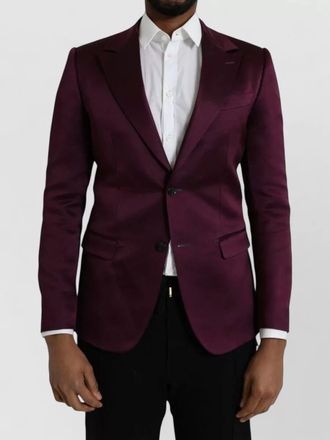 Dolce & Gabbana silk single-breasted blazer