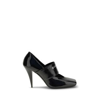 Givenchy Black Calf Leather Bos Taurus High Heel Womens Pumps
