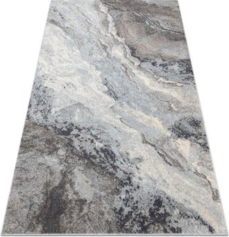 RugsX Rugsx - Alfombra Fusion 9613 Gris Claro / Gris Oscuro - M&aacute;rmol, Moderna, Abstracta Grey 120x170 Cm