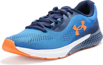 Under Armour Mens Charged Rogue 4 Sneaker, (432) Tech Blue/Midnight Navy/Team Orange, 6 UK