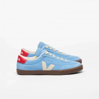 Veja Womens Panenka Suede Sneakers In Aqua Pierre Bark