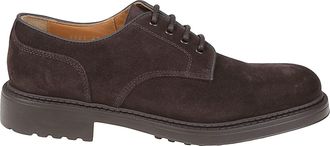 Doucal's Brown Suede Derby Brogues