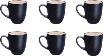 Bj&ouml;rn Borg Tazas IRIS 40cl - 6 Piezas - Blanco marfil