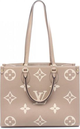 Louis Vuitton Beige Ivory Tourterelle Monogram Empreinte Tote Bag (Pre-Owned)