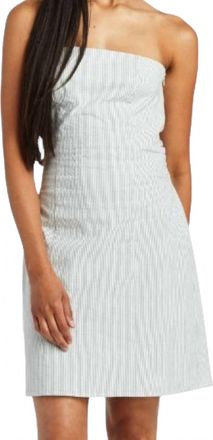 Drew Braelynn Vinyard Seersucker Dress In Pearl