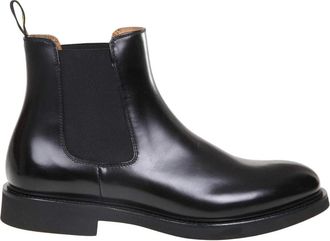 Doucal's Chelsea Ankle Boot - Heren - Chelseaboots - Zwart - 43 EU - Leer - Schoenen