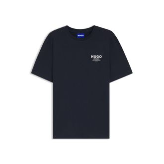 HUGO BOSS Regular-fit cotton T-shirt with logo print