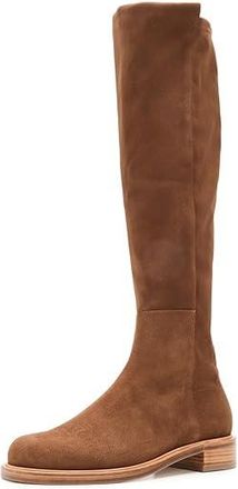 Stuart Weitzman 5050 Gisele Knee High Boot Womens Boots Toasted Almond/Toasted Almond/Caramel : 9.5 M, Leather