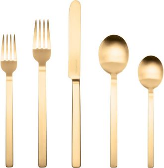 Mepra Stile By Pininfarina Flatware Set - 5 Pieces in Ice Gold at Nordstrom