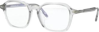 Tom Ford Blue Light Block Square Mens Eyeglasses FT6101-D-B 020 53