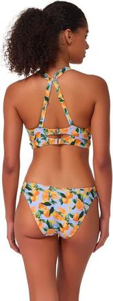 Sunsets Dora Double Tab Bikini Swim Bottoms in Clementine at Nordstrom, Size X-Large