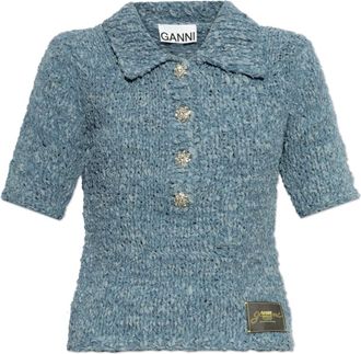Ganni Mujer, Jerseys, Azul, Talla: M