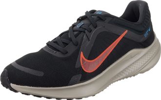 Nike Nike Mens Quest 5 Sneaker, Black Bright Crimson Cobblestone, 8.5 UK