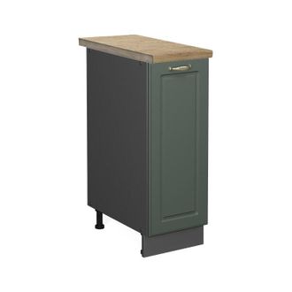 Vicco Armario De Farmacia Fame-line, Verde Dorado Casa De Campo, 30 Cm, Et Roble Vicco
