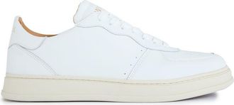 WALK LONDON Walk London Mens Nevada Trainers - White Leather - Size UK 11
