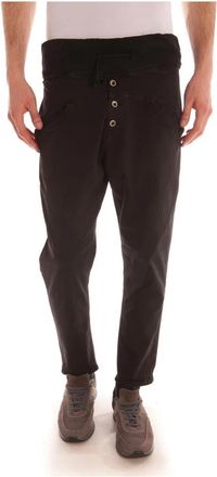 Daniele Alessandrini Jeans - Heren - Slim Fit Broeken - Zwart - W34 - Broeken