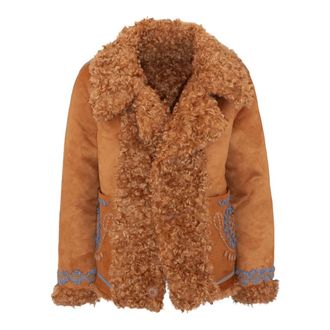 PHO Firenze Giacca Reversibile in Shearling - - Jackets - Donna - Marrone - M