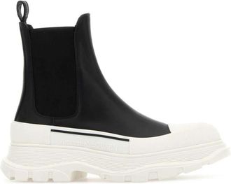 Alexander McQueen Slick Chelsea Boot - Dames - Chelseaboots - Zwart - 39 EU - Leer - Schoenen