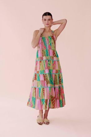 Guadalupe Design Pegasus Flower Dress in Pink at Nordstrom, Size X-Small