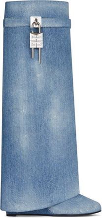 Givenchy Shark Lock Boot in Medium Blue at Nordstrom, Size 9Us