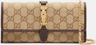 Gucci Gucci Jackie GG Canvas wallet on chain