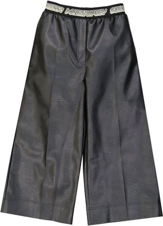 Stella McCartney Black Leather Womens Pants