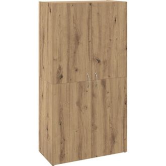 vidaXL Office Cabinet Artisan oak 60 x 32 x 115 cm Engineered wood Vidaxl