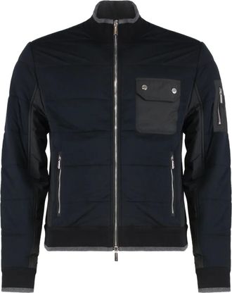 Moorer Giacca con zip - Nero