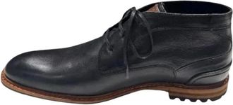 Van Bommel Crepi 13.14 - Heren - Veterlaarzen - Zwart - 43 1/2 EU - Leer - Schoenen