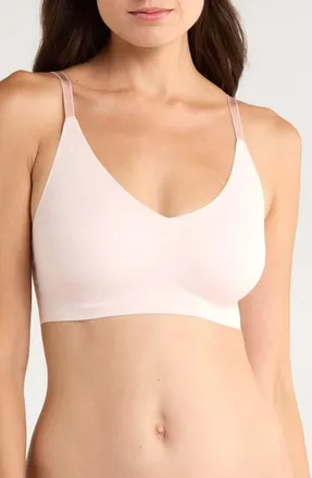 True & Co. The True Body Triangle Convertible Strap Bralette in Peony at Nordstrom, Size X-Large
