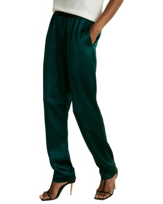 Reiss Elea Satin Occasion Taper Trouser